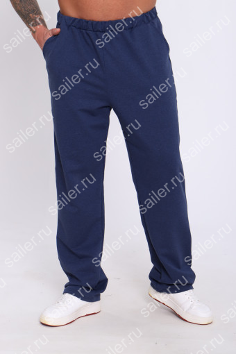 Мужские брюки ФУТЕР (Тёмно-синий меланж) - Sailer