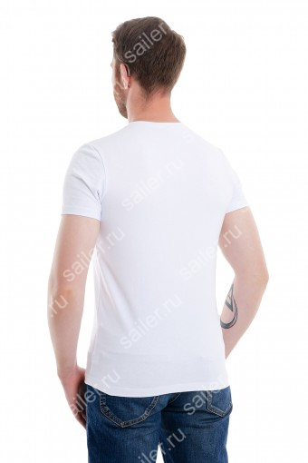 Мужская футболка Paris (Белый) (Фото 2)