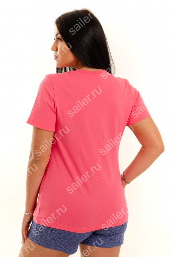 Женская футболка КУЛИРКА (Розовый) (Фото 2)