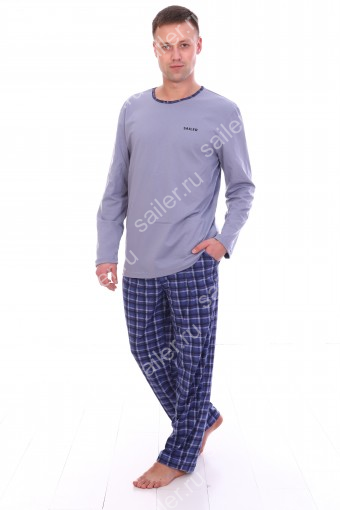 Мужская пижама КА 01 / индиго (Индиго) (Фото 2)