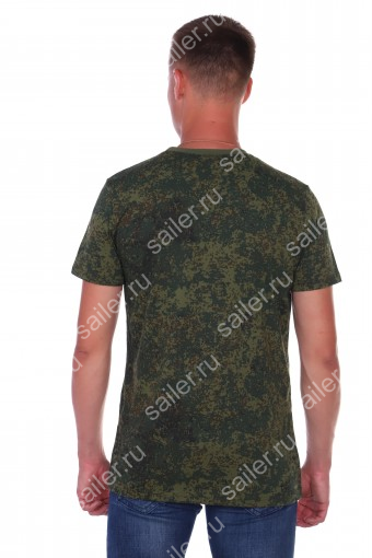 Мужская футболка КУЛИРКА-Р камуфляж DS3005-1 (Хаки) (Фото 2)
